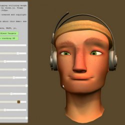 【網路3D應用 - Ginger facial rigging 】【W⁺】